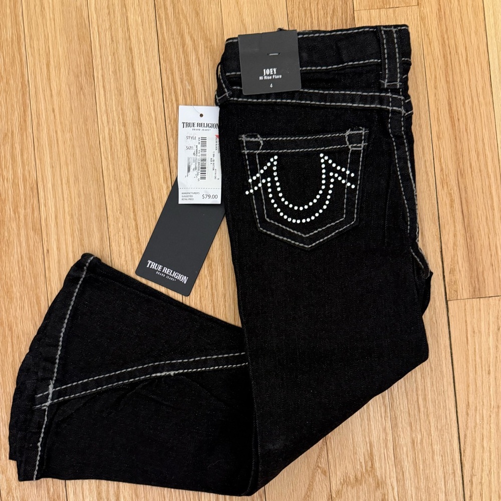 NWT TRUE RELIGION GIRLS JEANS SIZE 4